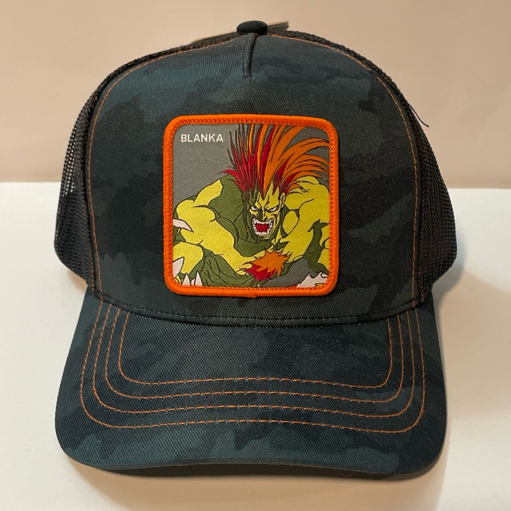 Street fighter Blanka Capcom Trucker Hat New With Tags